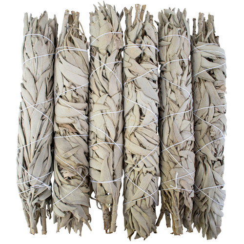 White Sage Stick - Large Thin - Bulk Unpackaged (10) White Sage Stick - Large Thin - Bulk Unpackaged (10)