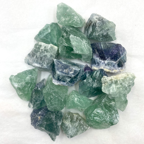 Pre-Bagged Rough Minerals - Fluorite M (2.2 lb)