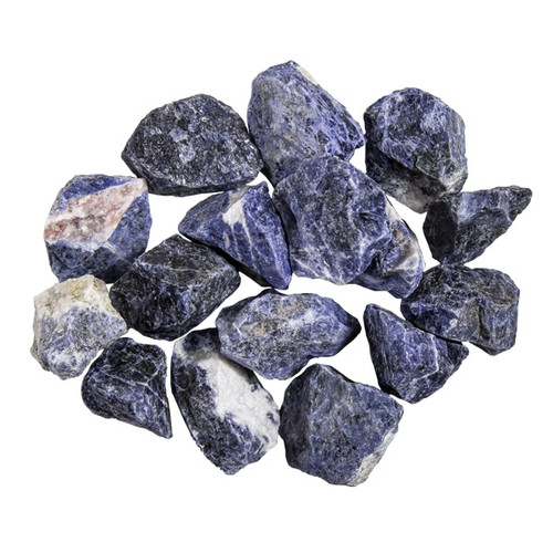 Pre-Bagged Rough Minerals - Sodalite M (2.2 lb)
