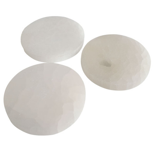Selenite Charging Plate - Round (10 cm)
