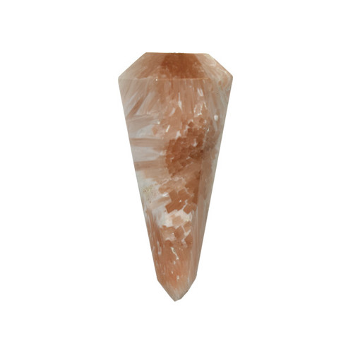 Faceted Pendulum - Pink Scolecite