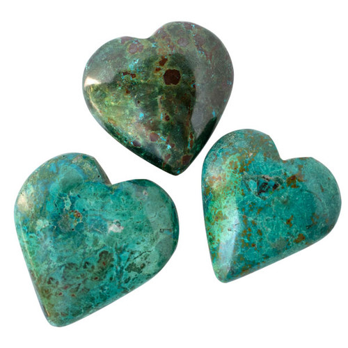 Specialty Puffy Heart - Chrysocolla Medium