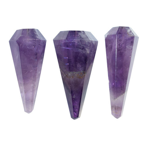BACKORDER - Faceted Pendulum - Amethyst