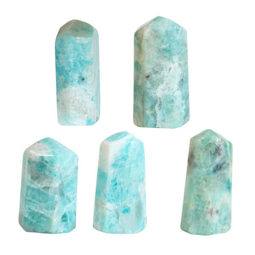 Tiny Polished Points - Amazonite (5) Tiny Polished Points - Amazonite (5)
