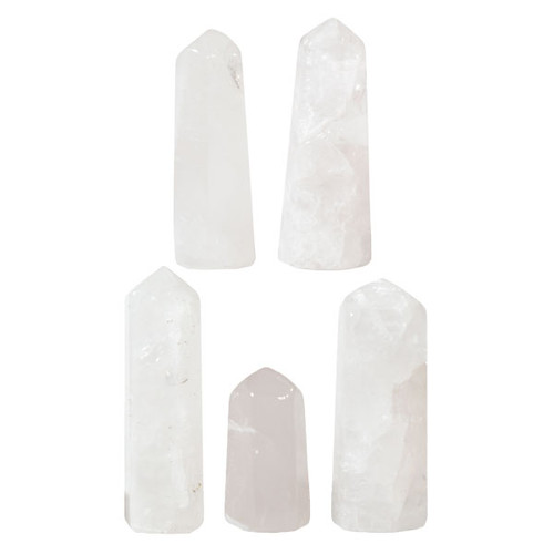 Tiny Polished Points - Clear Quartz (5)