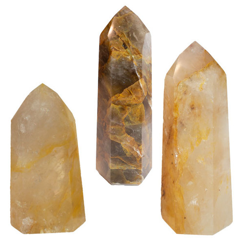 Polished Point - Golden Healer Quartz - Large