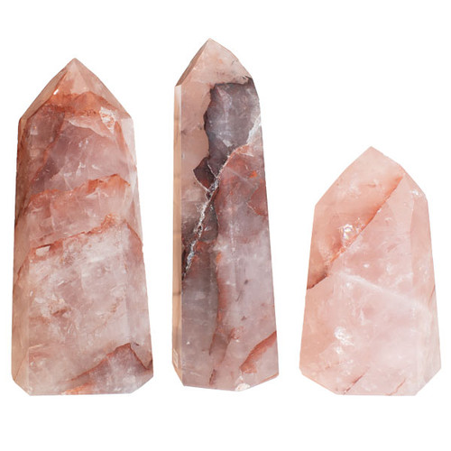 Polished Point - Red Hematoid Quartz Large