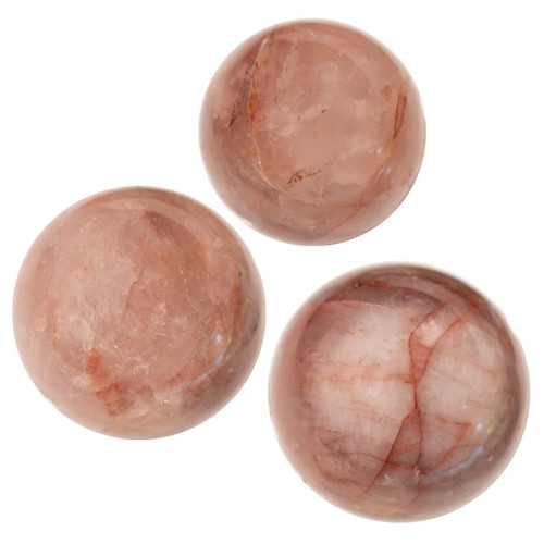 Gemstone Spheres - Red Hematoid Quartz Medium Gemstone Spheres - Red Hematoid Quartz Medium