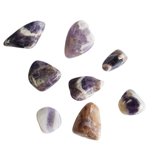 Tumbled Stone - Dog Tooth Amethyst AB Grade (1 lb) Tumbled Stone - Dog Tooth Amethyst AB Grade (1 lb)