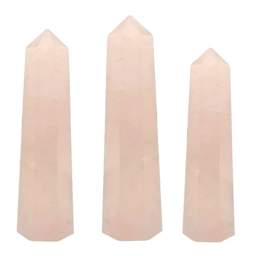 Polished Point - Rose Quartz Slender