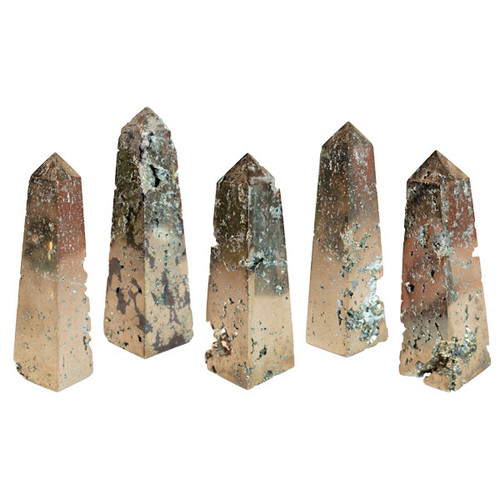 Obelisk - Pyrite Medium
