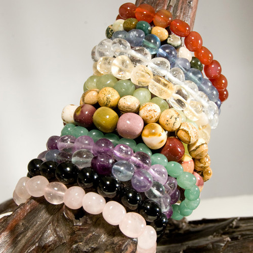 Gemstone Nugget Bracelets - Assorted (36) Gemstone Nugget Bracelets - Assorted (36)
