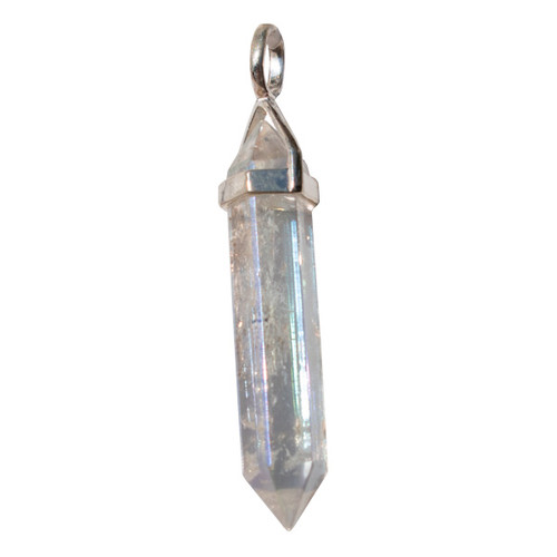 Point Pendant - Clear Quartz Aura (2) Point Pendant - Clear Quartz Aura (2)