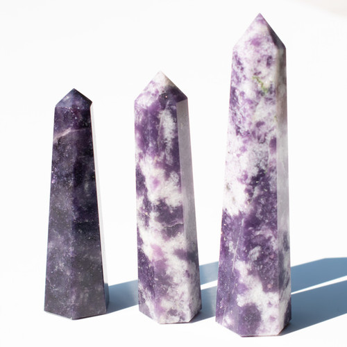 Polished Point - Lepidolite Polished Point - Lepidolite