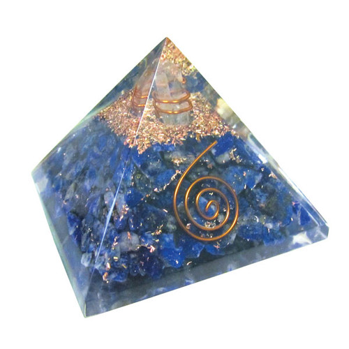 Pyramid - Orgone Generator - Lapis Lazuli