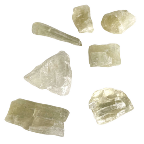 Pre-Bagged Mineral Specimen - Hiddenite - Rough (50 g)