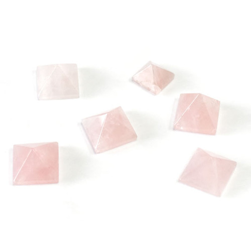 Pyramid - Rose Quartz Tiny (6)