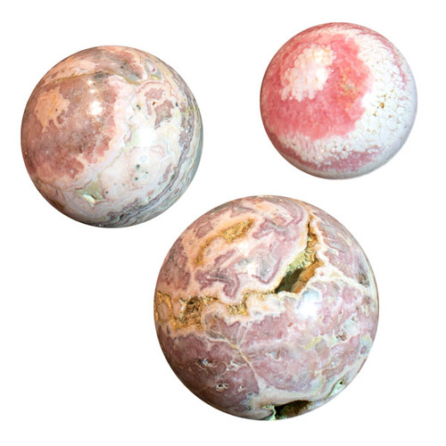 Gemstone Spheres - Rhodochrosite Large