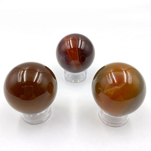 Gemstone Spheres - Carnelian 40 mm