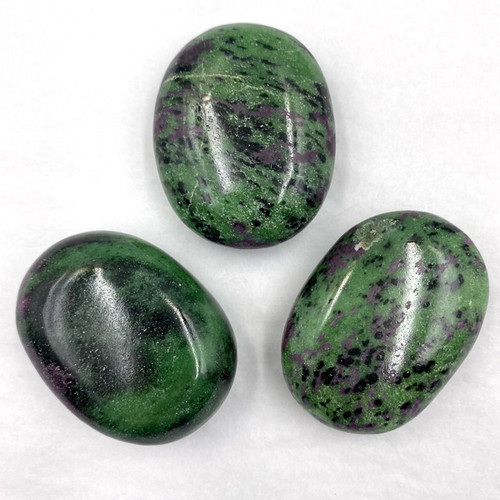 Palm Stone - Ruby Zoisite