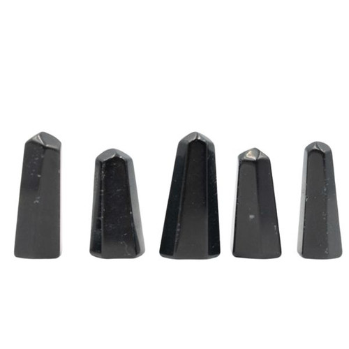 Tiny Polished Points - Black Obsidian (5) Tiny Polished Points - Black Obsidian (5)