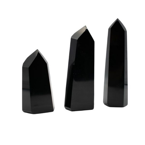 Polished Points - Black Obsidian Medium