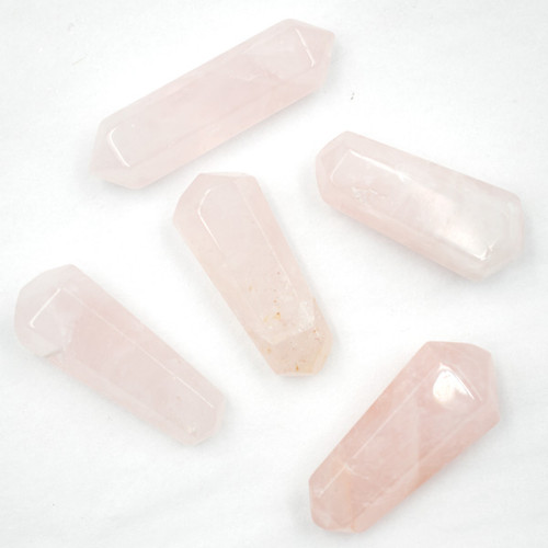 Polished Jewellery Point Crystal - Rose Quartz (5)