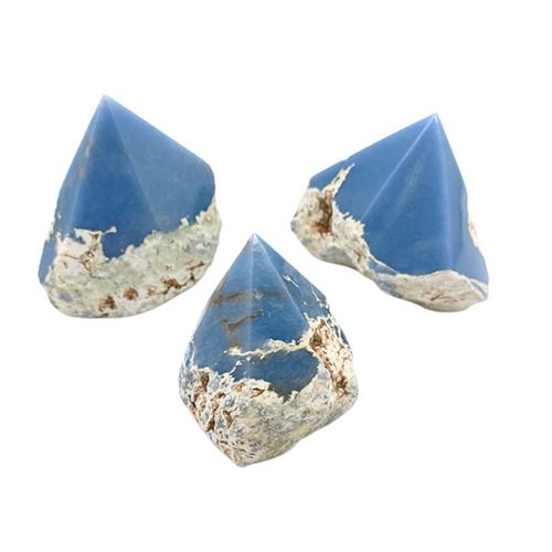 Cut Base Top Polish Points - Angelite