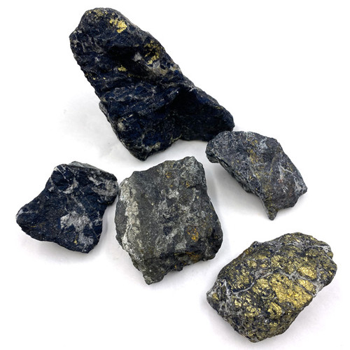 Pre-Bagged Rough Minerals - Covellite (1 lb)