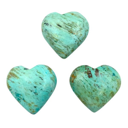 Specialty Puffy Hearts - Peruvian Turquoise