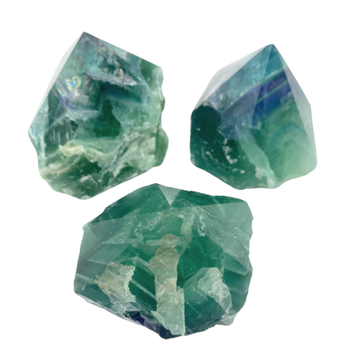 Cut Base Top Polish Points - Fluorite - Small to Medium