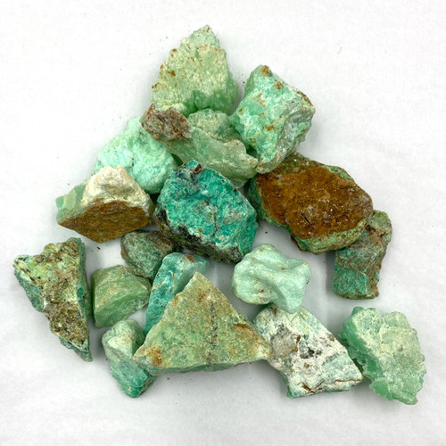 Pre-Bagged Rough Minerals - Chrysoprase (1/2 lb)