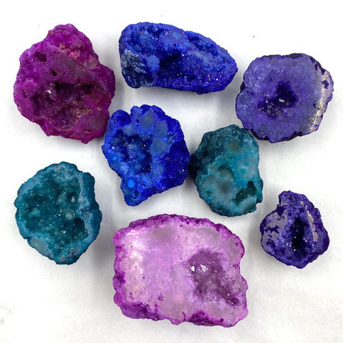 Pre-Bagged Rough Minerals - Rainbow Geodes XSmall (1 lb)