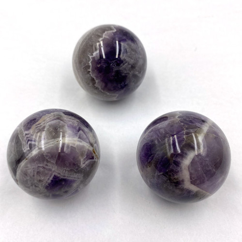 Gemstone Spheres - Amethyst Dog Tooth 40 mm Gemstone Spheres - Amethyst Dog Tooth 40 mm