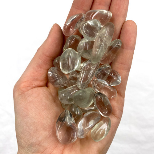 Tumbled Stone - Light Prasiolite (1/2 lb)