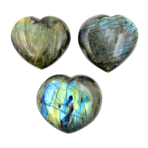 Specialty Puffy Heart - Labradorite X Large Specialty Puffy Heart - Labradorite X Large