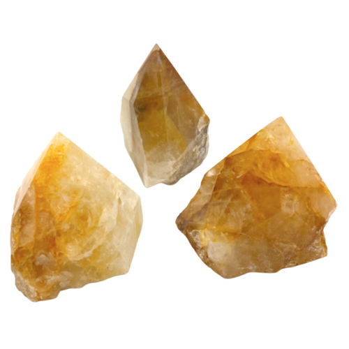 Cut Base Top Polish Point - Golden Healer Quartz