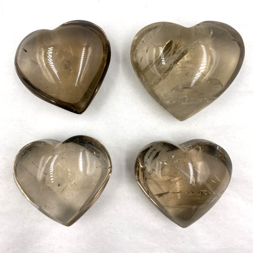 Specialty Puffy Heart - Smokey Citrine - Small