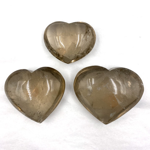 Specialty Puffy Heart - Smokey Citrine - Medium