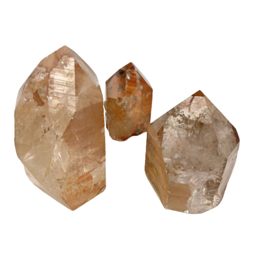 Cut Base Top Polish Point - Lithium Quartz - Large Cut Base Top Polish Point - Lithium Quartz - Large