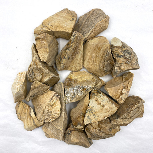 Pre-Bagged Rough Minerals - Picture Jasper (2.2 lb) 