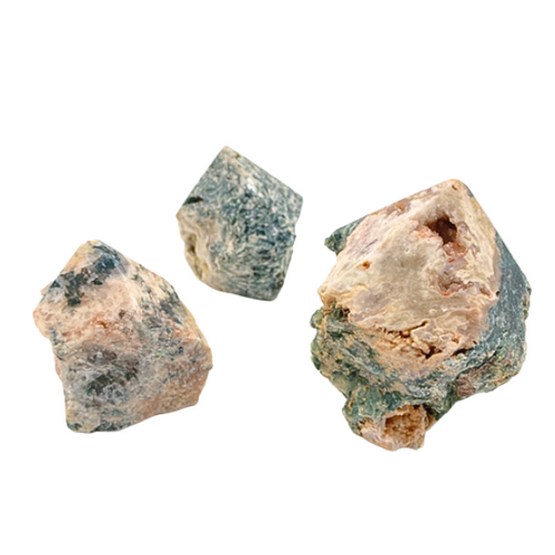 Cut Base Top Polish Point - Rose Amethyst with Jasper