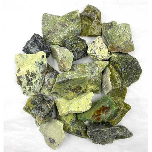 Pre-Bagged Rough Minerals - Serpentine (2.2 lb) Pre-Bagged Rough Minerals - Serpentine (2.2 lb)