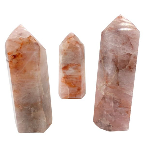 Polished Point - Red Hematoid Quartz Medium