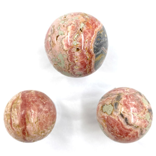 Gemstone Spheres - Rhodochrosite Small