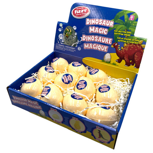 Fizz Balls - Dinosaur Magic Display (12/display) Fizz Balls - Dinosaur Magic Display (12/display)