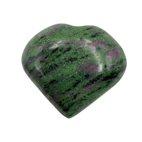 Specialty Puffy Heart - Ruby Zoisite Specialty Puffy Heart - Ruby Zoisite