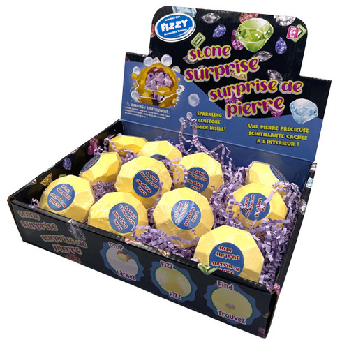 Fizz Balls - Gemstone Surprise Display (12/display)