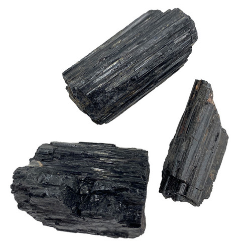 Pre-Bagged Rough Minerals - Black Tourmaline (2.2 lb) 