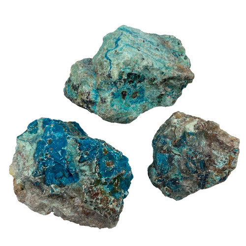 Pre-Bagged Rough Minerals - Chrysocolla (1 lb) 